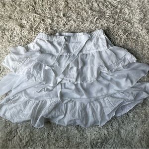 Flowy White summer skirt never worn